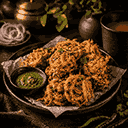 Pyaz Pakoda Platter