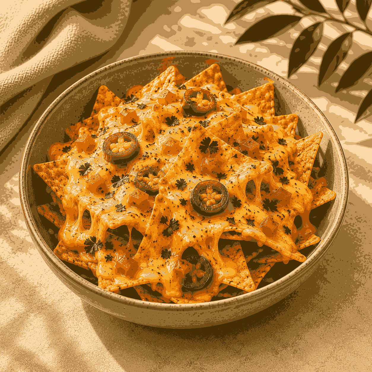 Cheesy Nachoes