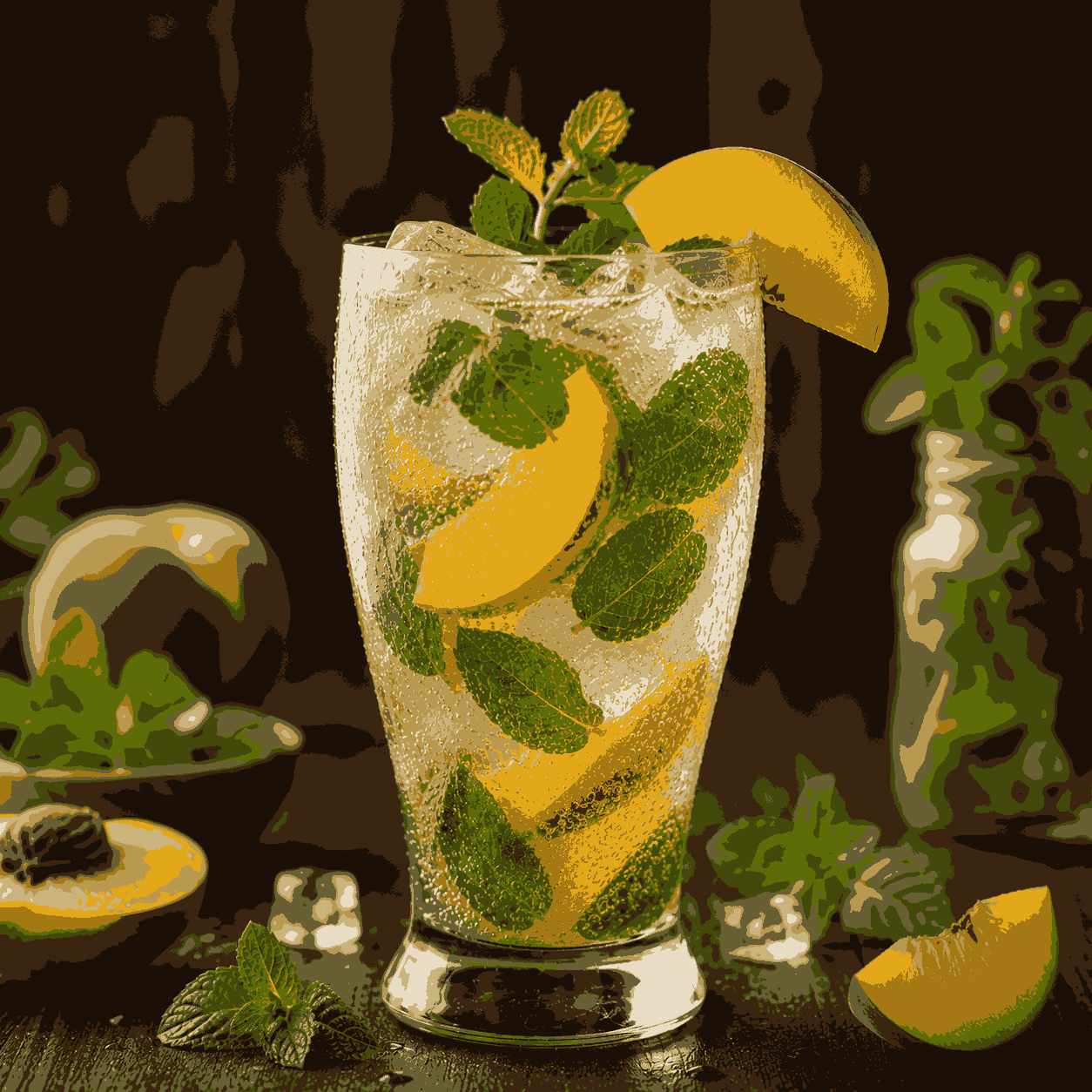 Peach Mojito
