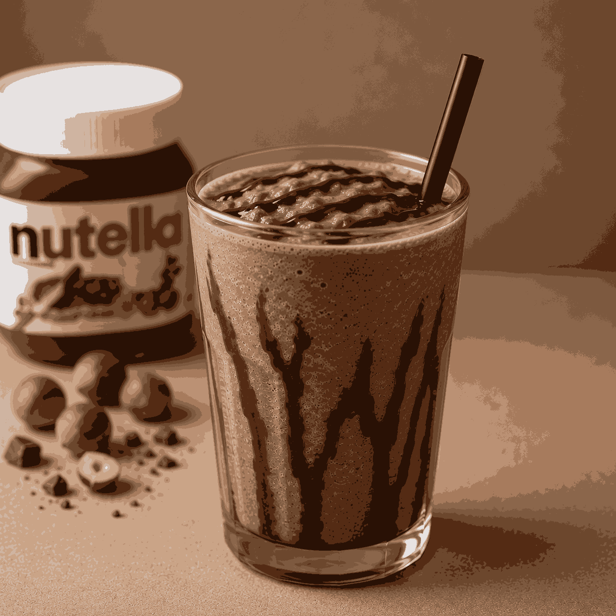 Nuttela Frappe