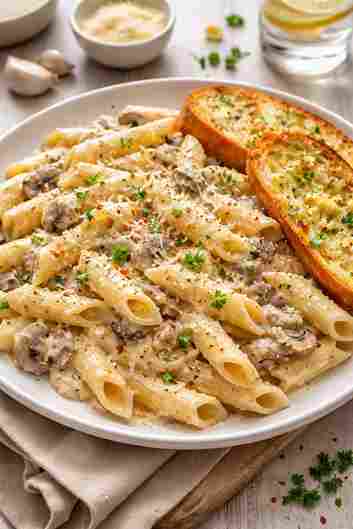 White Sause Pasta